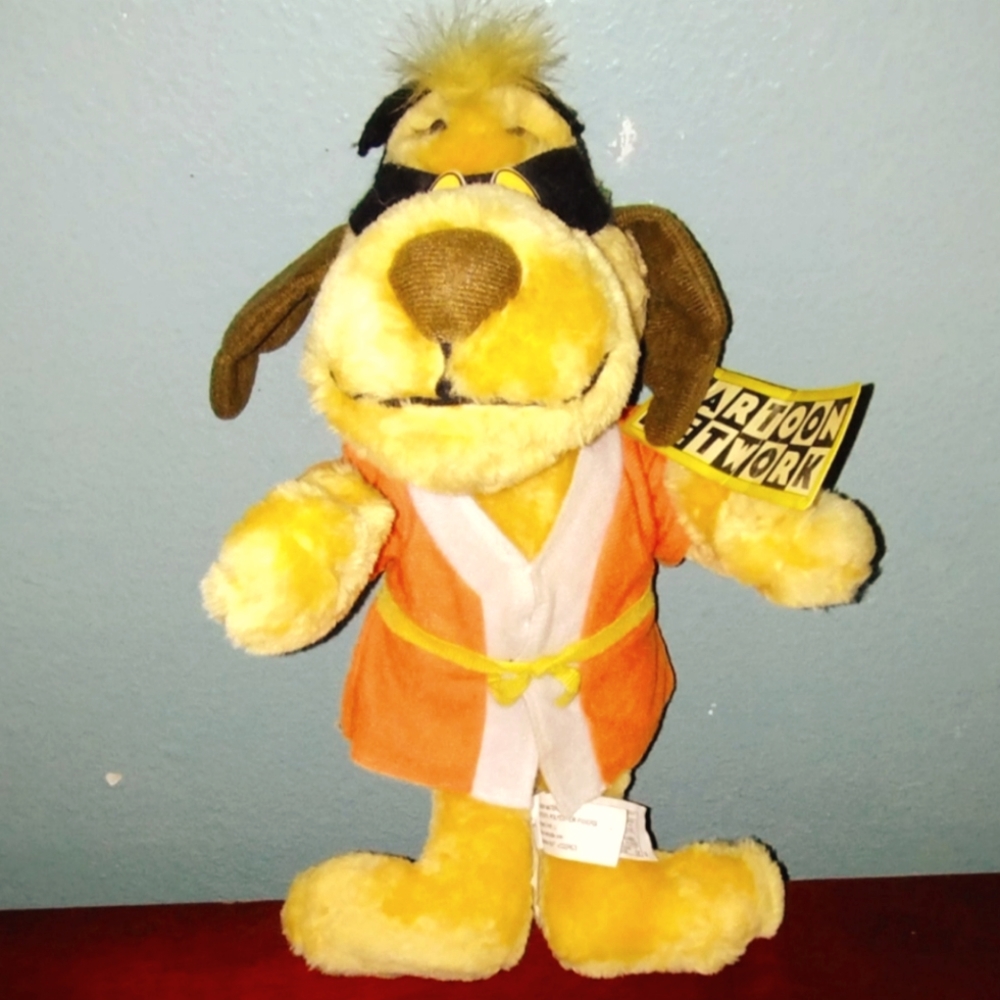 Cartoon Network Hong Kong Phooey 12" Plush Doll 2001 Hanna Barbera Used With Tag